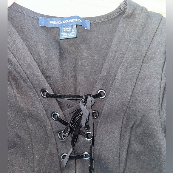 French Connection Midi black dress - Picture 3 of 4